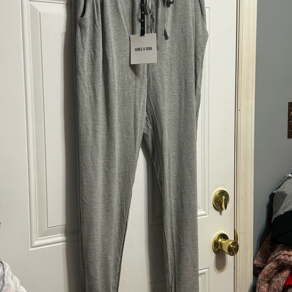 Agnes & Dora Gray Track Pants